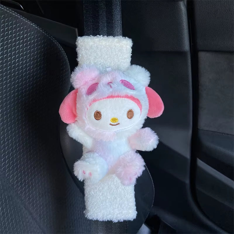 Kawaii Hello Kitty Car Seat Belt Cover – Cute & Comfortable Protector Pad