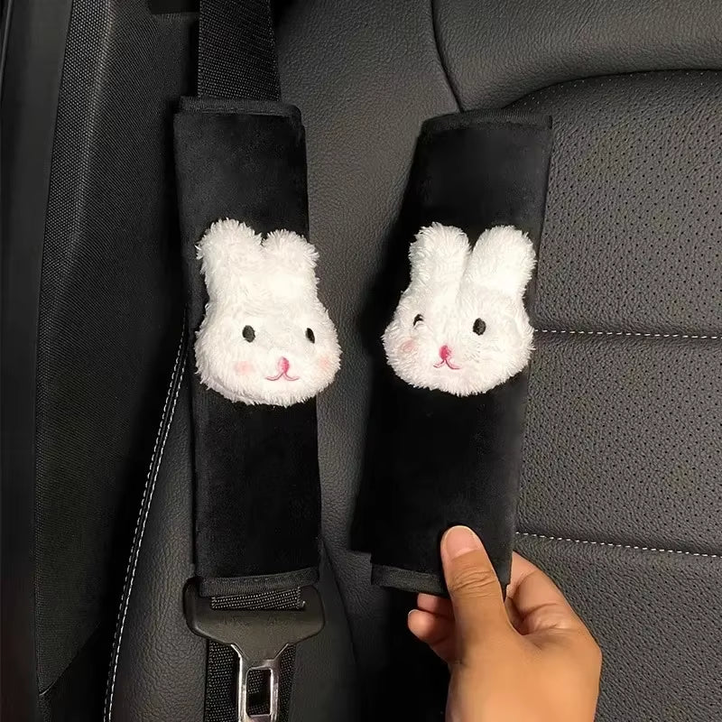 Car Seat Belt Cover Car Shoulder Strap Harness Cushion Cartoon Cloud Car Seatbelt Shoulder Pad Protector Auto Neck Support